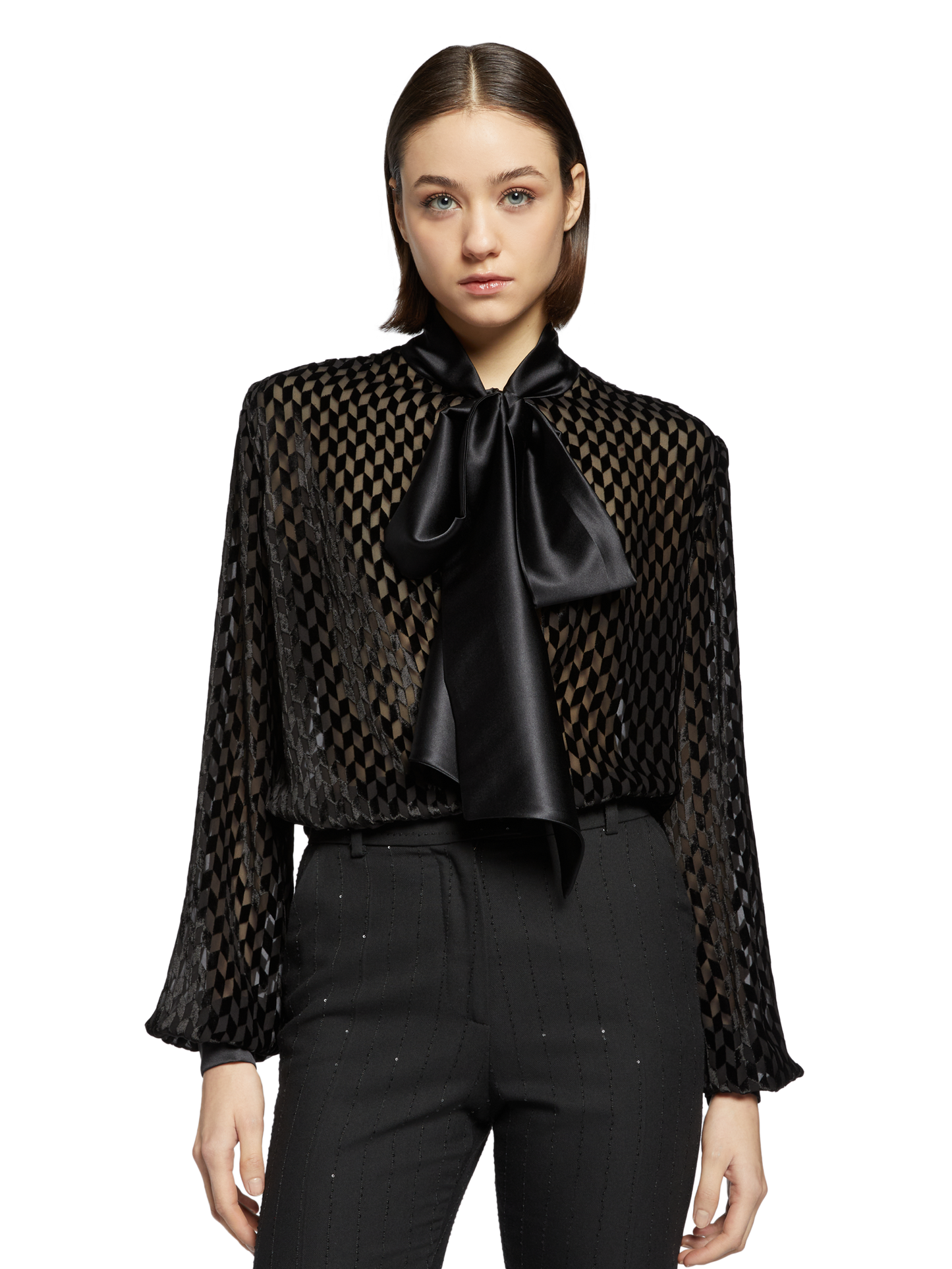 BLOUSE WITH BOW