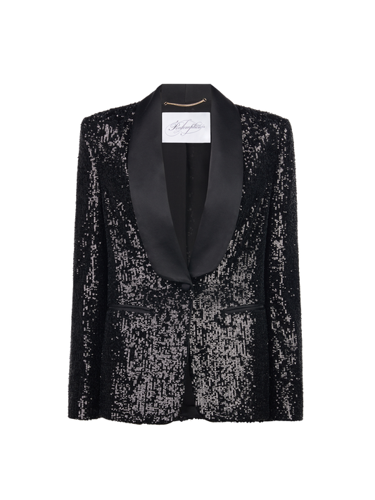 SEQUINS SMOKING BLAZER