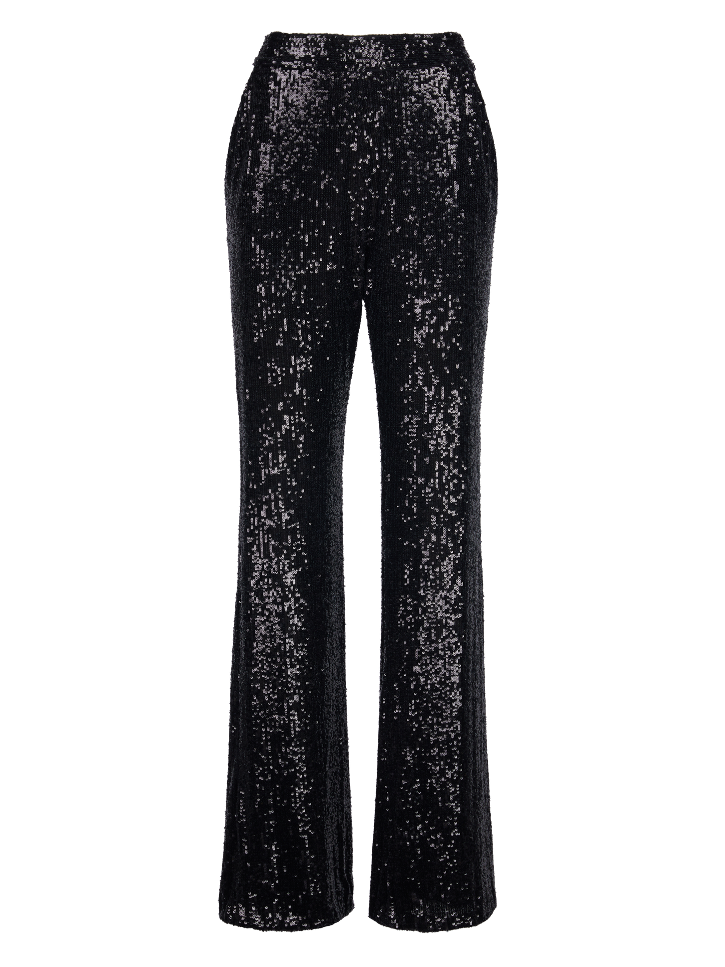 SEQUINS FLARE TROUSERS