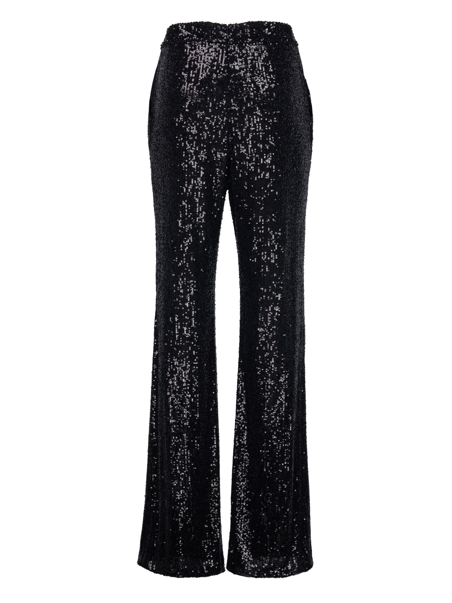 SEQUINS FLARE TROUSERS