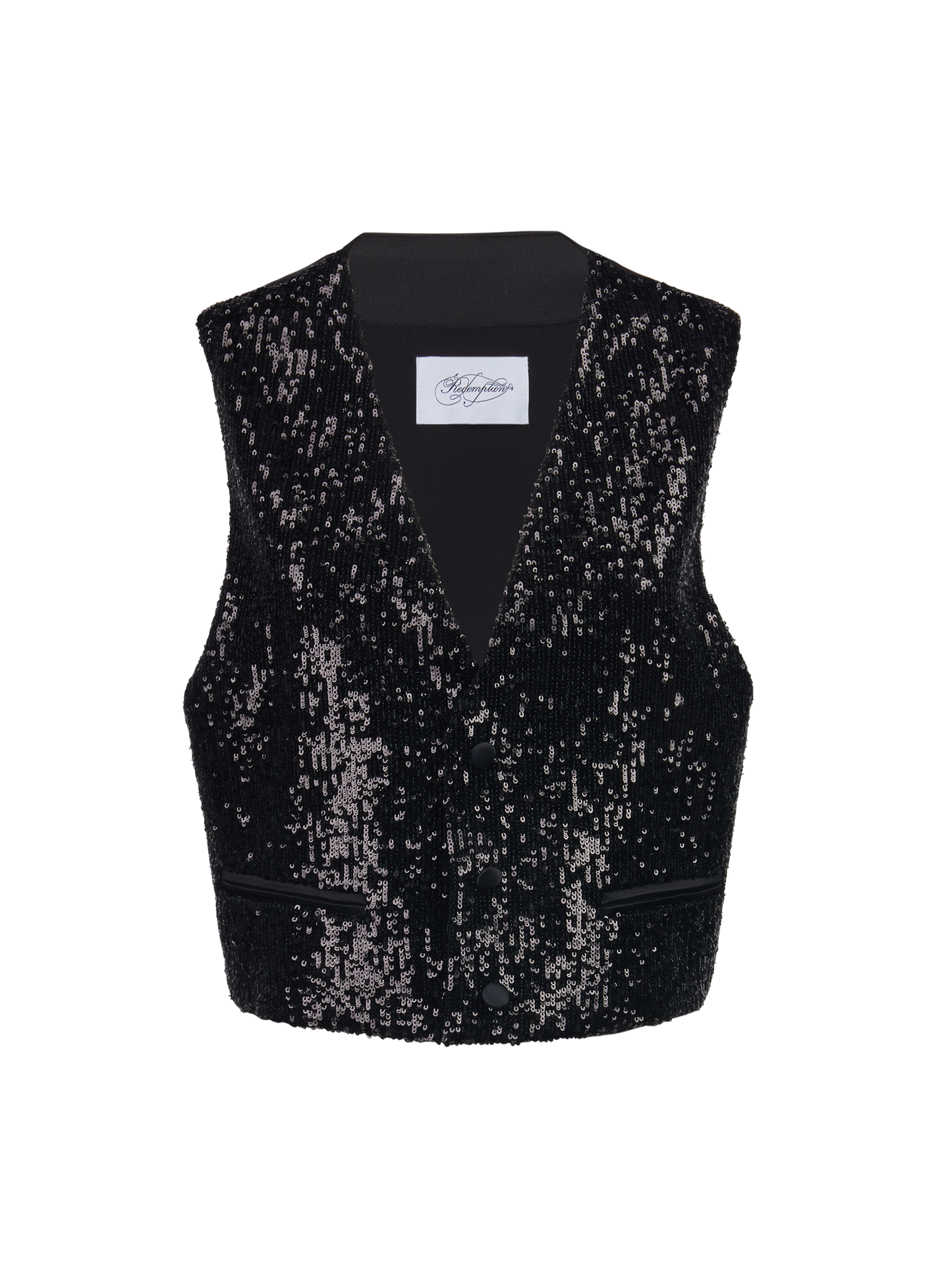 SEQUINS WAISTCOAT