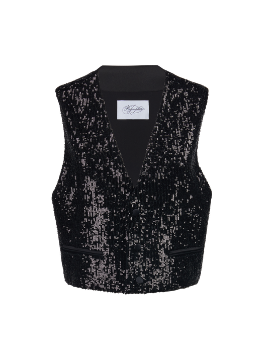 SEQUINS WAISTCOAT